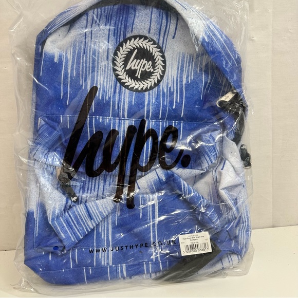 Hype. Unisex Single Drip Royal Blue Backpack - Picture 2 of 8